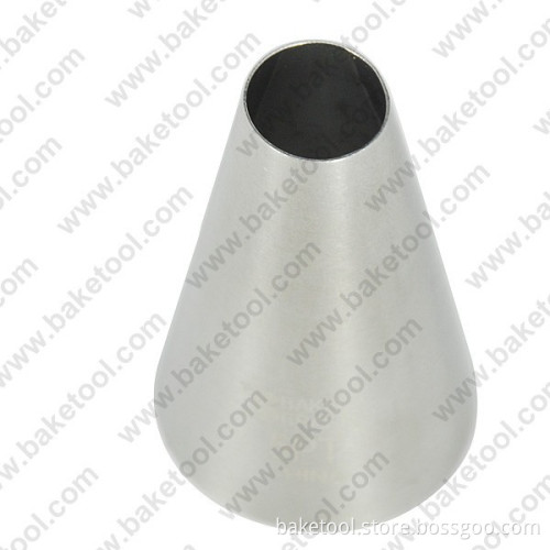Stainless steel round pastry icing nozzle #355